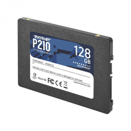 Imagem da oferta SSD Patriot P210 128GB Sata III Leitura 500MB/s e Gravação 400MB/s - P210S128G25