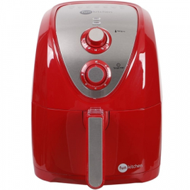 Fritadeira Elétrica Sem Óleo Vermelha 5,0L Fun Kitchen - AFF-02