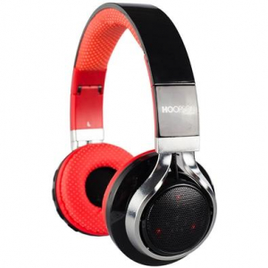Imagem da oferta Headphone Bluetooth Hoopson, LED, Vermelho - F-037 V