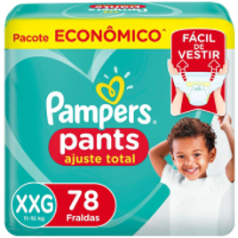Imagem da oferta Fralda Calça Pampers Pants Tamanho XXG - 78 Unidades