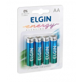 Imagem da oferta Kit Pilhas Alcalinas com 4X AA Elgin