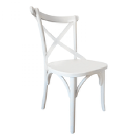 Imagem da oferta Cadeira de jantar X Espanha Branca Sem Braço - Wood Prime