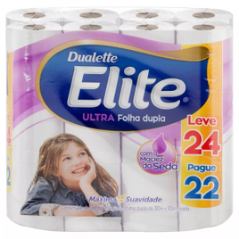 Papel Higiênico Elite Duallete R 25 Promobit