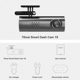 Imagem da oferta Câmera 70mai Smart Dash Cam 1S 1080P HD Visão de 130°