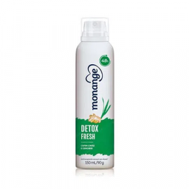 Imagem da oferta 5 unidades Desodorante Monange Aerosol Detox Fresh Capim-Limão e Gengibre - 150ml