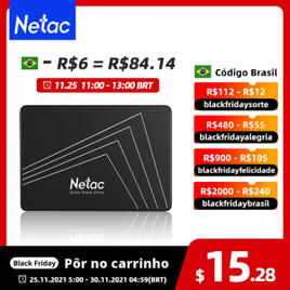 SSSD Netac Sata III 520Mbps 2.5"