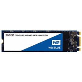 Imagem da oferta SSD WD Blue 250GB M.2 2280 Sata Leitura: 550MBs e Gravação: 525MBs WDS250G2B0B