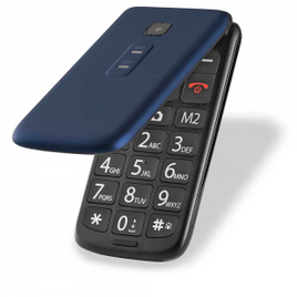 Imagem da oferta Celular Flip Vita Multilaser Dual Chip MP3 Azul - P9020