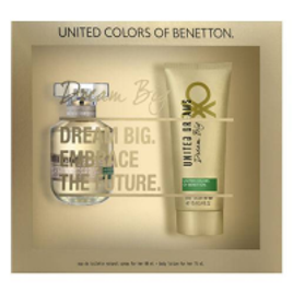 Imagem da oferta Kit Benetton Dream Big Her Kit - Eau De Toilette + Loção Corporal