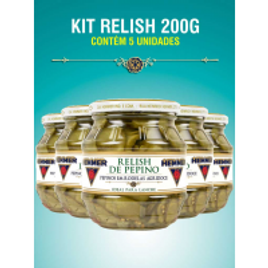Imagem da oferta Kit Relish 200g - 5 Unidades