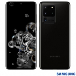 Imagem da oferta Samsung Galaxy S20 Ultra Tela Infinita de 6,9” 4G 512GB + Galaxy Watch Active 2