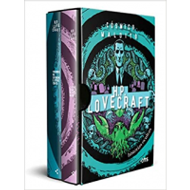 Imagem da oferta Livro Box Cósmico maldito: Histórias ocultas de H.P. Lovecraft: (pôster + marcador + suplemento + 2 cartões-postais) - H.P. Lovecraft
