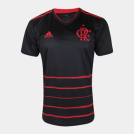 Imagem da oferta Camisa Flamengo III 20/21 s/n° Torcedor Adidas Masculina - Preto