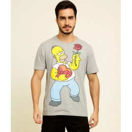 Imagem da oferta Camiseta Masculina Homer Manga Curta Simpsons