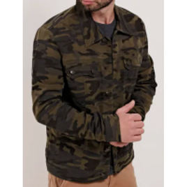 Imagem da oferta Jaqueta Camuflada Jeans Masculina Bivik Verde Militar