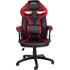Imagem da oferta Cadeira Gamer Preta/Vermelha Reclinável e Giratória GT7 - DPX