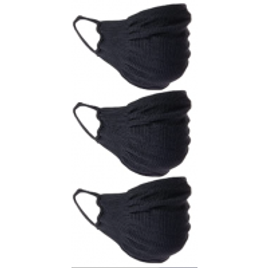 Imagem da oferta Kit com 3 Máscaras Caneladas em Microfibra Sem Costura Trifil