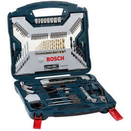 Imagem da oferta Kit de Pontas e Brocas em Titânio Bosch X-Line com 103 Peças - 2607017395-000