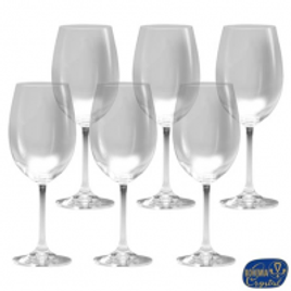 Imagem da oferta Conjunto de Taças para Vinho Tinto em Crystalite de 450 ml com 06 Peças - Bohemia - RJ5253