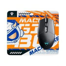 Imagem da oferta Kit Gamer Machenike Mouse M210 6400 DPI 6 botões Preto + Mousepad M210 - MAC-M210B-WW