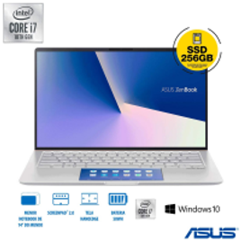 Imagem da oferta Notebook Asus ZenBook 14 i7-10510U 8GB 256GB SSD 14" Segunda Tela ScreenPad 2.0 - UX434FAC-A6339T