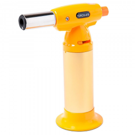 Imagem da oferta Maçarico Recarregável Brinox Glacê em Aço Inox e ABS 15 cm – Amarelo
