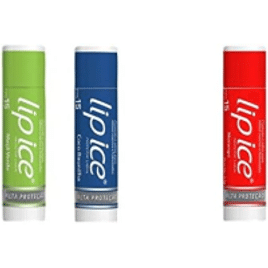 Imagem da oferta Kit 3 Unidades Lip Ice Kit Protetor Labial Fps 15 Transparente