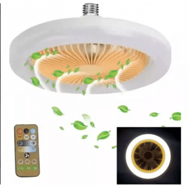 Imagem da oferta Ventilador de teto com luzes LED e ajuste de controle remoto