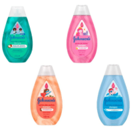 Imagem da oferta Seleção de Shampoo Johnson's Baby 4 Unidades -  400ml Cada