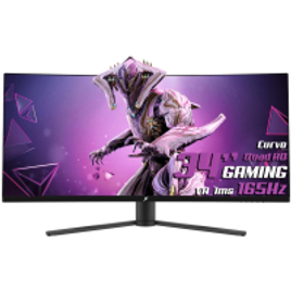 Imagem da oferta Monitor Gamer SuperFrame Vision Ultra 34" Curvo UltraWide Quad HD VA HDR FreeSync 1ms SFVC-3415