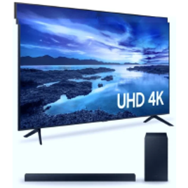 Imagem da oferta Combo Samsung Smart TV 50" Crystal UHD 4K 50AU7700 + Soundbar HW-A455