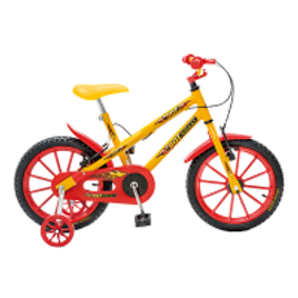 Imagem da oferta Bicicleta Hot Aro 16 Colli Amarelo - Quadro 13" Freio V-Brak