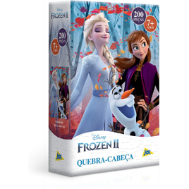 Imagem da oferta Quebra-Cabeça Frozen 2 200 Peças 2656 - Toyster Brinquedos