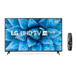Imagem da oferta Smart TV LG 55" UHD 4K Controle Smart Magic ThinQ Ai 55UN7310PSC 2020