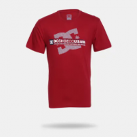 Imagem da oferta Camiseta DC Shoes Destroy Advert Vermelha Masculina Vermelho - Tam P