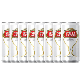 Cerveja Stella Artois Lata 269ml - 8 unidades