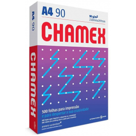 Imagem da oferta Chamex Papel A4 210x297 mm 90g Pacote 500 Folhas Branco Sulfite