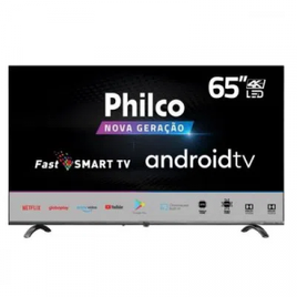 Smart Tv Philco LED 65 Polegadas 4K PTV65Q20AGBLS Prata Bivolt