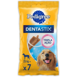 4 Pacotes - Petisco Pedigree Dentastix Cuidado Oral Para Raças Grandes 7 Unidades