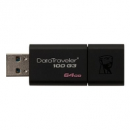 Imagem da oferta Pen Drive Kingston DataTraveler USB 3.0 64GB - DT100G3/64GB