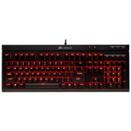 Imagem da oferta Teclado Mecânico Gamer Corsair K68 Switch Cherry MX Red CH-9102020-BR LED Verme