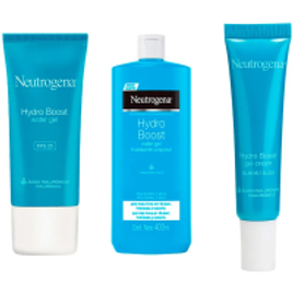 Kit  Neutrogena Hydro Boost: Hidratante Facial + Hidratante Corporal + Hidratante para Olhos