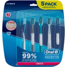 Imagem da oferta Escova Dental Oral-B Pro-Saúde 7 Benefícios 5 Unidades