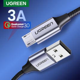 Imagem da oferta Cabo Ugreen Micro USB Cabo 3A Nylon Carregamento Rápido - 1M