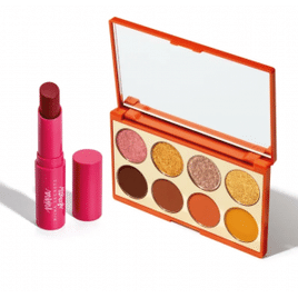 Imagem da oferta Combo Niina Secrets: Palette De Sombras Orange 5,6g + Hidra Balm Rosa 3,2g  - Eudora