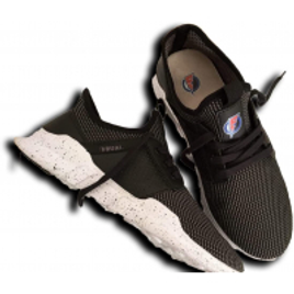 Imagem da oferta Tênis Dual Footwear Flakes Power Unissex Preto/Branco