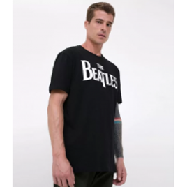 Imagem da oferta Camiseta Comfort com Estampa The Beatles Preto