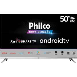 Imagem da oferta Smart TV Android 50" Philco LED 4K Borderless PTV50G71AGBLS