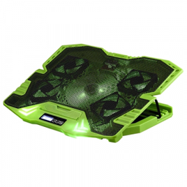 Imagem da oferta Base Cooler Warrior Gamer Para Notebook LED Verde AC292 Multilaser