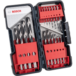 Imagem da oferta Jogo Brocas Bosch Metal HSS-Pointteq Toughbox 1-10mm